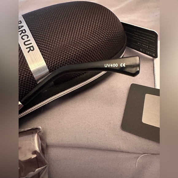 BRAND NEW UNISEX SILVER BARCUR POLARIZED SUNGLASSES - Picture 5 of 6